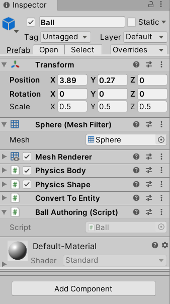 Ball Prefab